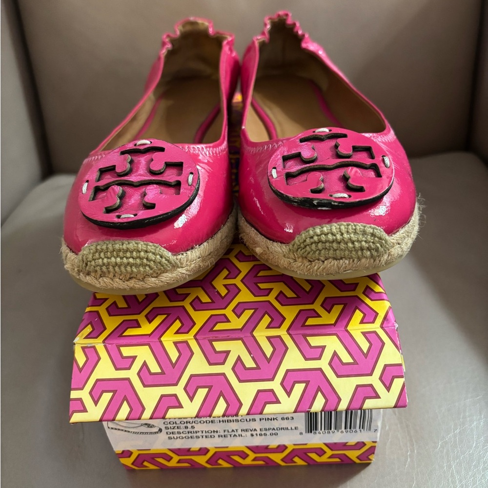 Tory Burch Hibiscus Pink Espadrille